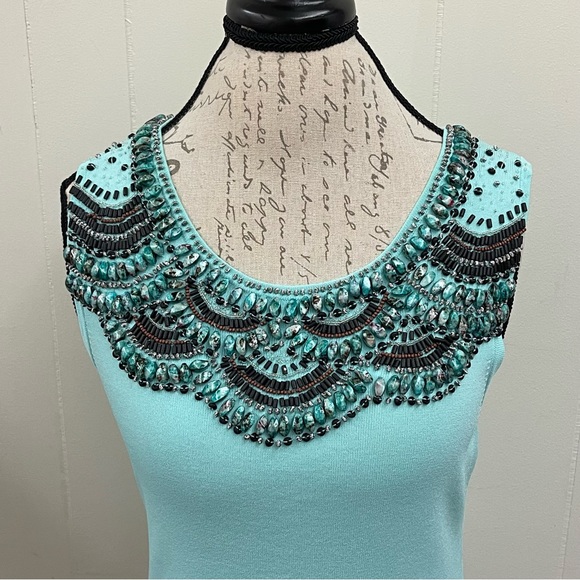 Leo Guy bead embellished knit top - Picture 7 of 9